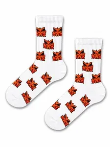 Носки SWYPE socks женские, мужские Лис Много Хвостов Аниме, 1 пара