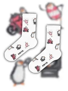 Носки SWYPE socks женские пингвины мадагаскара, 1 пара