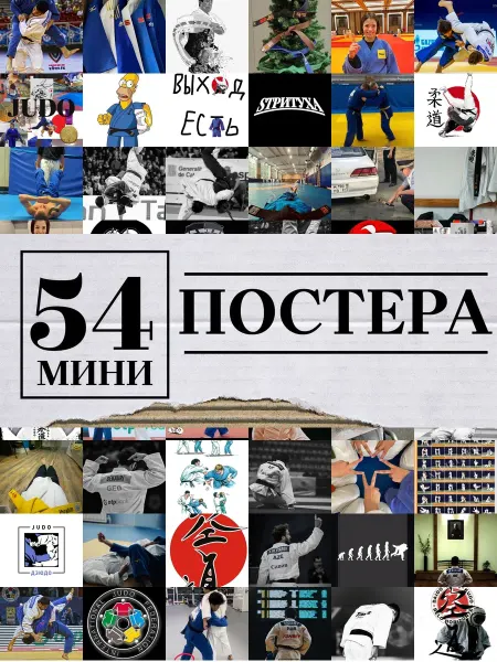 1-й Стикер Минипостеры 36 шт дзюдо машину