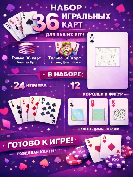 1-й Стикер Постеры колода карт 36 шт background_для_детей_Гуси_утки