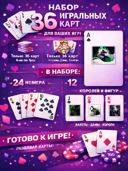 1-й Стикер Постеры колода карт 36 шт 1ххх_forsaken