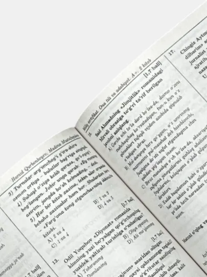 Миллий Сертификат А+ Она тили ва Адабиёт 1-китоб, 2-китоб