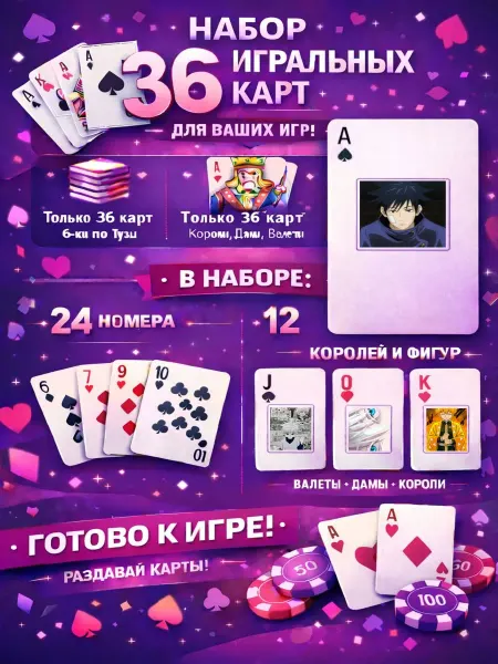 1-й Стикер Постеры колода карт 36 шт anime