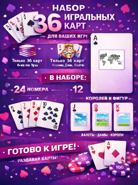 1-й Стикер Постеры колода карт 36 шт background_кусочек_мира