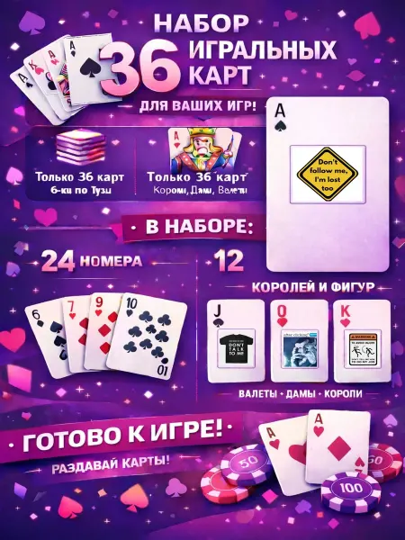 1-й Стикер Постеры колода карт 36 шт Dont_tell_me