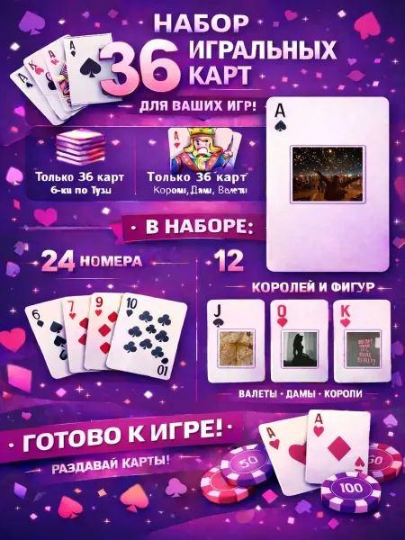 1-й Стикер Постеры колода карт 36 шт dream
