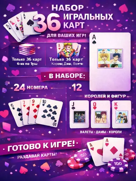 1-й Стикер Постеры колода карт 36 шт free_вольный_стиль_аниме