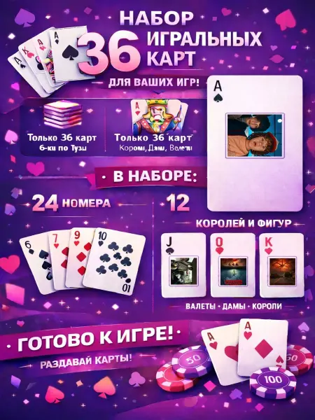 1-й Стикер Постеры колода карт 36 шт full_hd_Очень_странные_дела