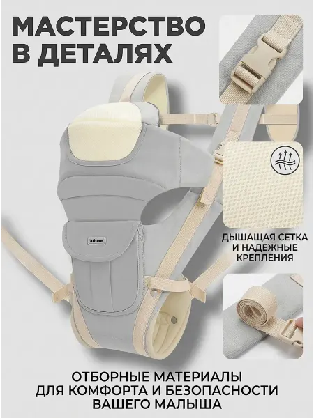 Эргорюкзак Кенгуру для новорожденных Слинг