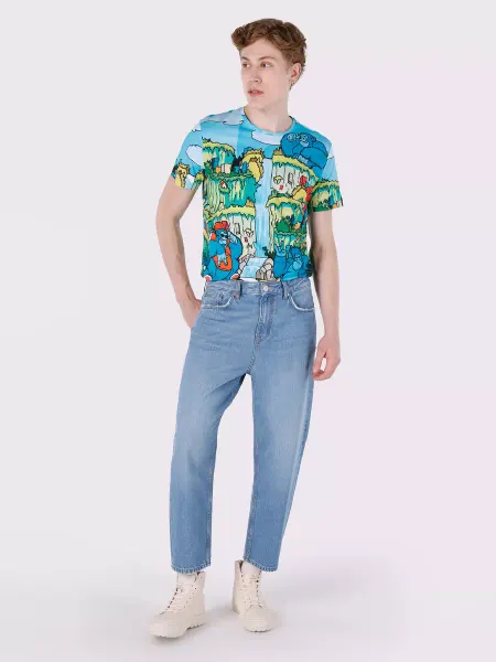 COLIN'S Джинсы мужские укороченные 057 MILAS Relaxed Fit