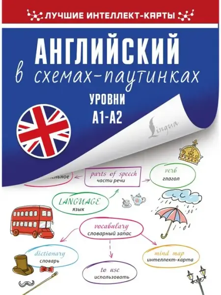 Издательство АСТ Английский в схемах-паутинках. Уровни А1-А2