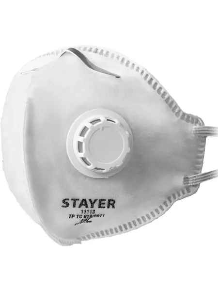 Stayer Фильтрующая плоская полумаска FFP1 с клапаном 11113_z01