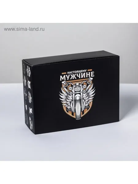 Домный Подарочная коробка складная 20х15х8 см