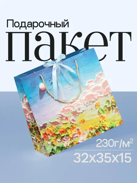 ПАКУ_YOU Пакет 3Д подарочный большой 1шт