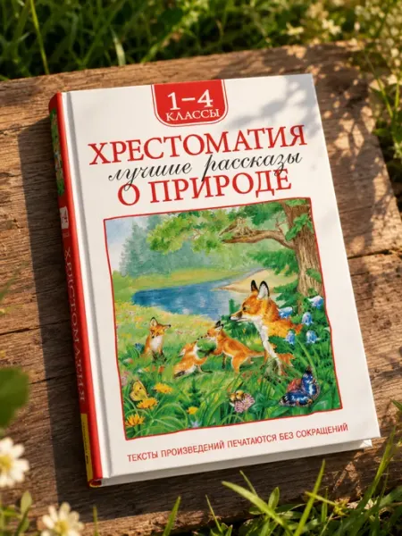 РОСМЭН Хрестоматия 1-4 класс. Лучшие рассказы о природе для детей