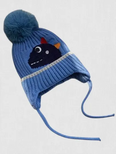 Шапка для детей детская , от 1-5 лет двухслойная зимняя
