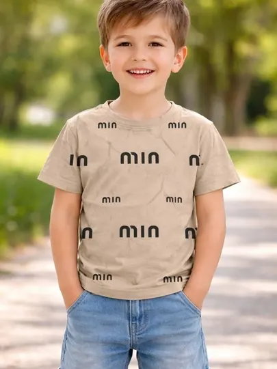 Футболка для мальчиков, детская футболка, 1-5 лет, летняя футболка для мальчика