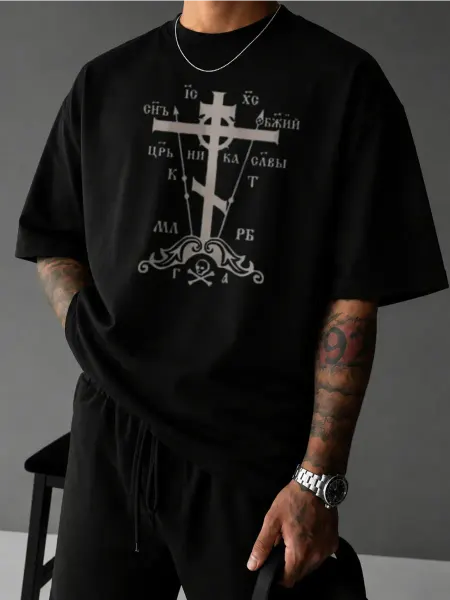 ClothLab Футболка православный крест INKED