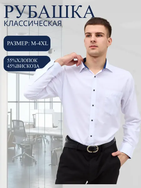 Dino Sessun Рубашка классическая на кнопках