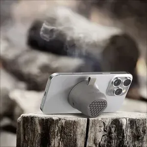 Портативная колонка Momax 1-Vibe Go Magnetic Wireless Outdoor Speaker - Gray