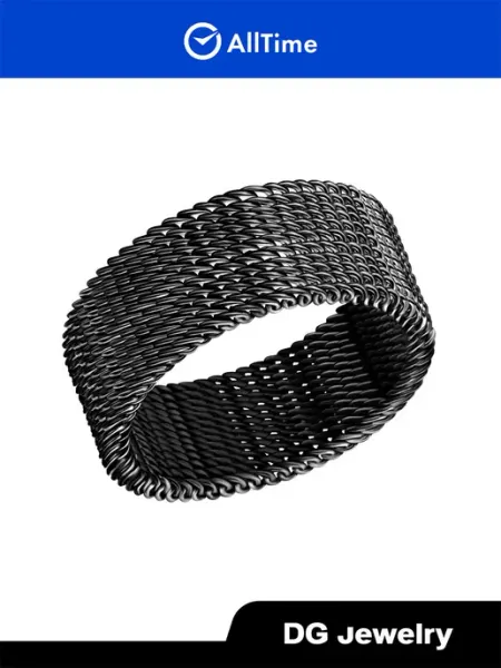 DG Jewelry Кольцо классическое стальное бижутерия