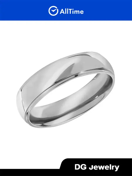DG Jewelry Кольцо обручальное титановое бижутерия