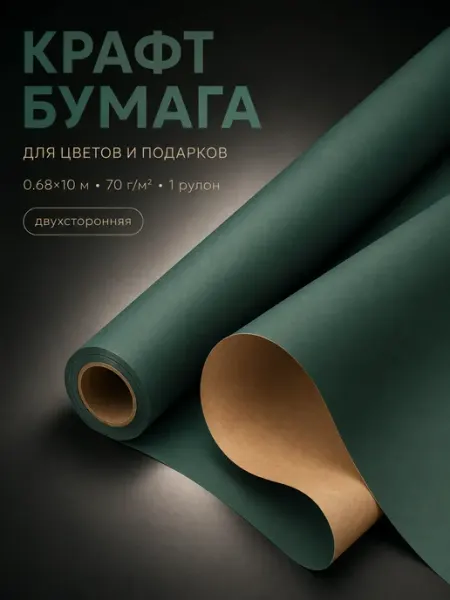 Сима-Ленд & UPAK LAND Упаковочная крафт бумага для подарка и декора