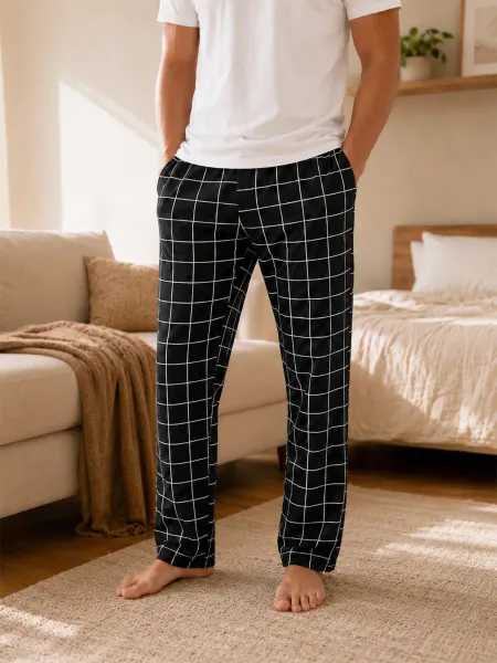 LARADI Брюки пижамные домашние хлопковые