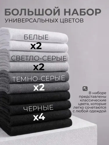 Носки мужские Мужской стиль, 10 пар