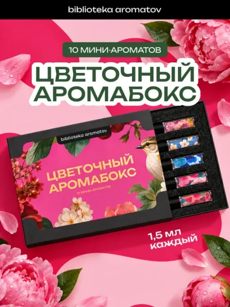 Библиотека ароматов Духи набор пробников "Фруктовый аромабокс" 10 ароматов