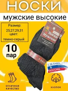 Носки Ногинская фабрика мужские мужские, классические, 10 пар