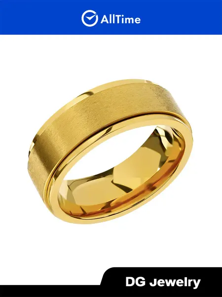 DG Jewelry Кольцо стальное бижутерия