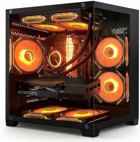 ЮКОМС Системный блок | Игровой компьютер (Intel Core i5-13400F, RAM 32 ГБ, SSD 1000 ГБ, NVIDIA GeForce GTX 1650 (4 Гб), Windows 10 Pro), белый