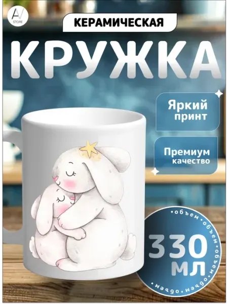 AV STORE (1) Кружка Кружка с принтом Любимая доченька