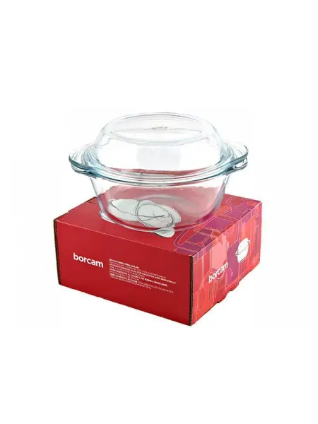BORCAM Кастрюля круглая 2,1л (25*22*8см) с кр
