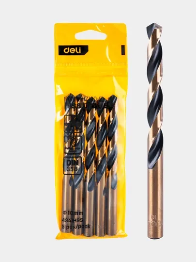 Сверло Deli EDH-MHZ100-E1 118 г, 10 мм * 133 мм