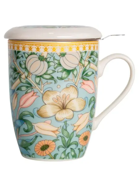 Кружка Fioretta Flowers с крышкой, 360