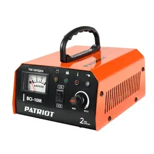 Зарядное устройство PATRIOT BCI-10 M, 10А, для 6/12В, автомобильная зарядка для аккумуляторов