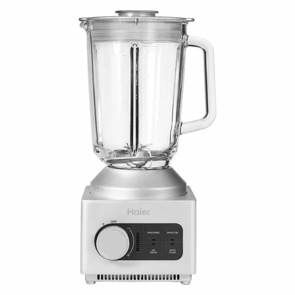 Стационарный блендер Haier HB-600, 10 скоростей, импульсный режим, 1200 Вт, белый