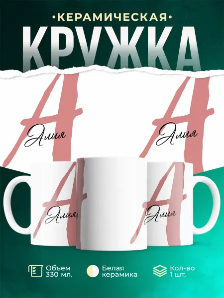 MADE_WITH_LOVE Именная кружка Алия