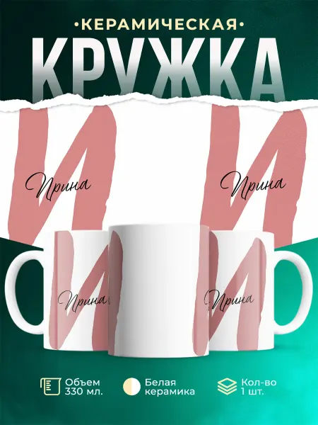 MADE_WITH_LOVE Именная кружка ирина