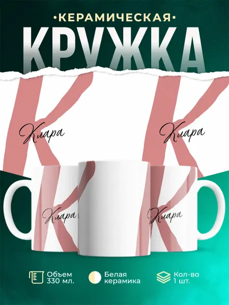 MADE_WITH_LOVE Именная кружка Клара