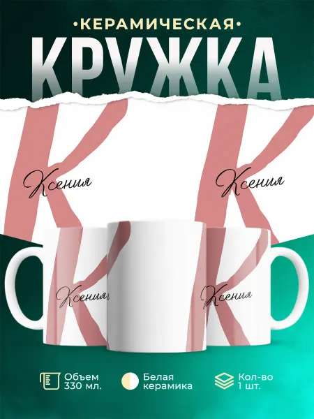 MADE_WITH_LOVE Именная кружка Ксения
