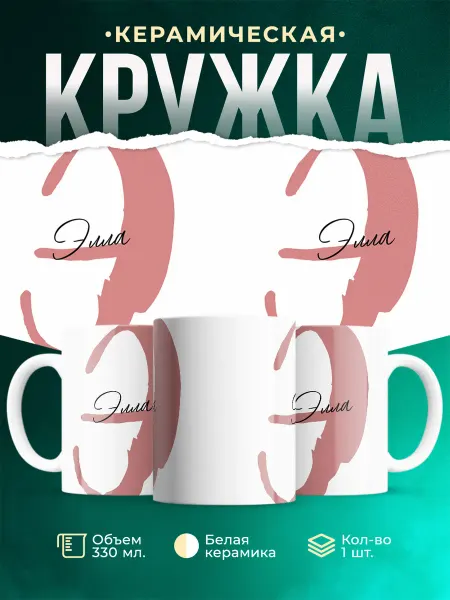 MADE_WITH_LOVE Именная кружка Элла