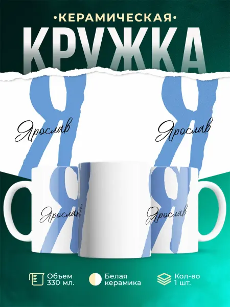 MADE_WITH_LOVE Именная кружка Ярослав