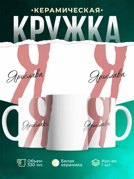 MADE_WITH_LOVE Именная кружка Ярослава