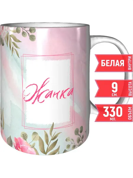 Grand cadeaux Кружка именная Жанка - стандартная