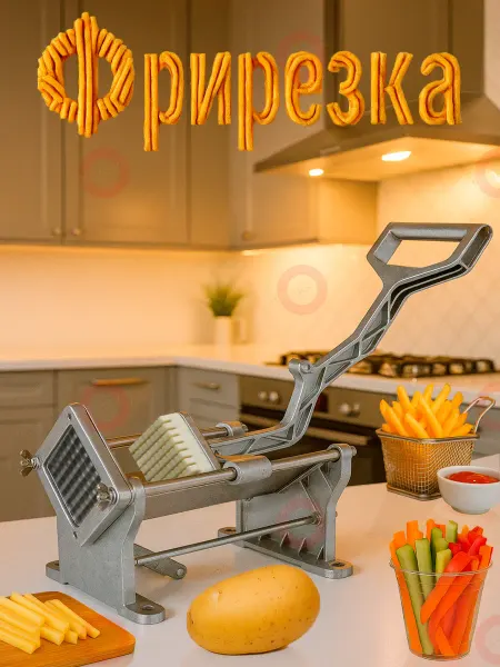 Gears up Овощерезка фрирезка ручная для овощей картофель