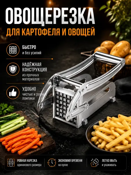 Hazdev Пресс для картофеля фри ручная овощерезка