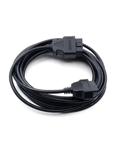 Автомобильный удлинитель OBD2 10 метров, 16-контактный разъем штырь-гнездо, 10 м,